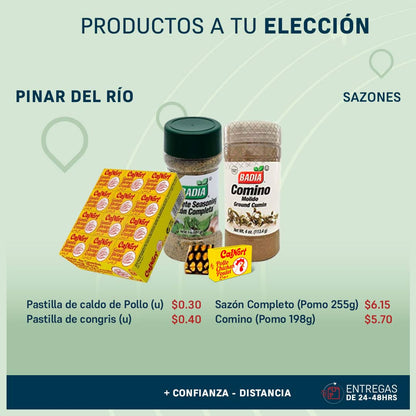 PRODUCTOS A ELECCION PINAR DEL RIO