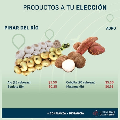 PRODUCTOS A ELECCION PINAR DEL RIO